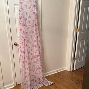 Pink Flamingo Print Scarf/Wrap